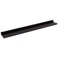 Wandboard Armerina in Schwarz - Schwarz, Holzwerkstoff (80/3,5/10cm) - Mömax