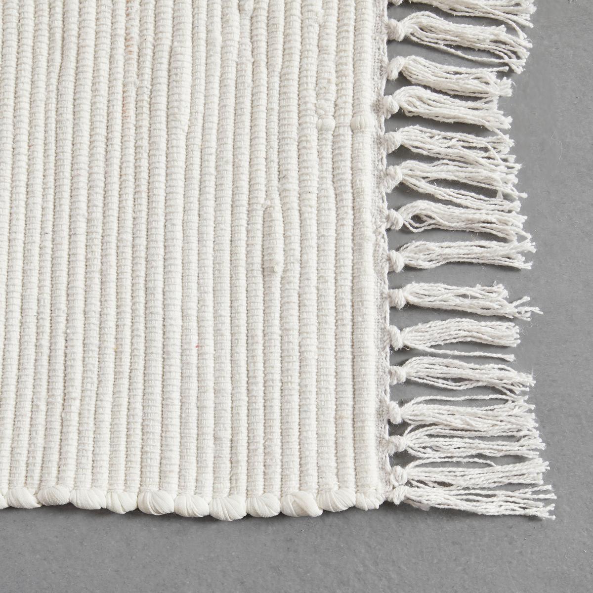 Fleckerlteppich Julia in Creme ca.60x90cm - Creme, Konventionell, Textil (60/90cm) - Modern Living