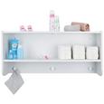 Wandboard in Weiß - KONVENTIONELL, Holzwerkstoff (93/42/21cm) - Premium Living Wandboard in Weiß - KONVENTIONELL, Holzwerkstoff (93/42/21cm) - Premium Living