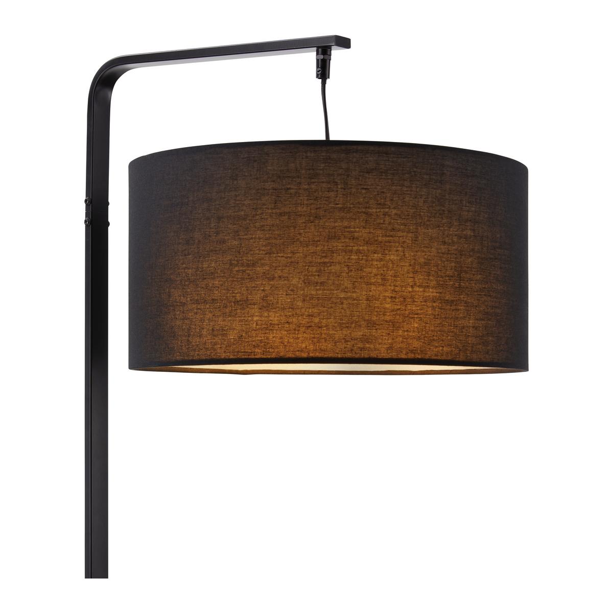 LAMPA STOJĄCA ALARA - czarny, Modern, kamień/metal (45/35/170cm) - Bessagi Home
