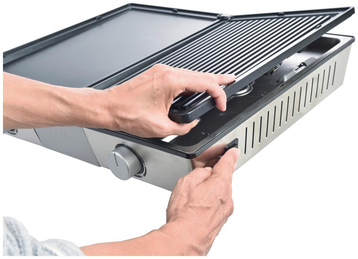 Tischgrill 97944 - Silberfarben, Basics, Metall (19/50/41cm)