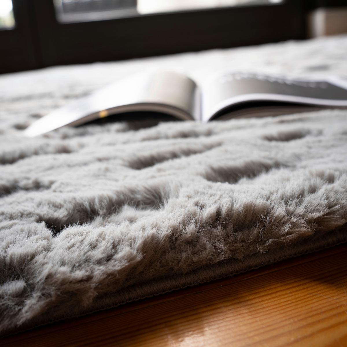 HOCHFLORTEPPICH MY VALLEY 245 - Silberfarben, Basics, Textil (80/150cm)