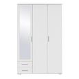 Dulap cu uşi rotative Dulap cu uşi rotative "Rasant" - Alb, Modern, Compozit lemnos (127/188/52cm)