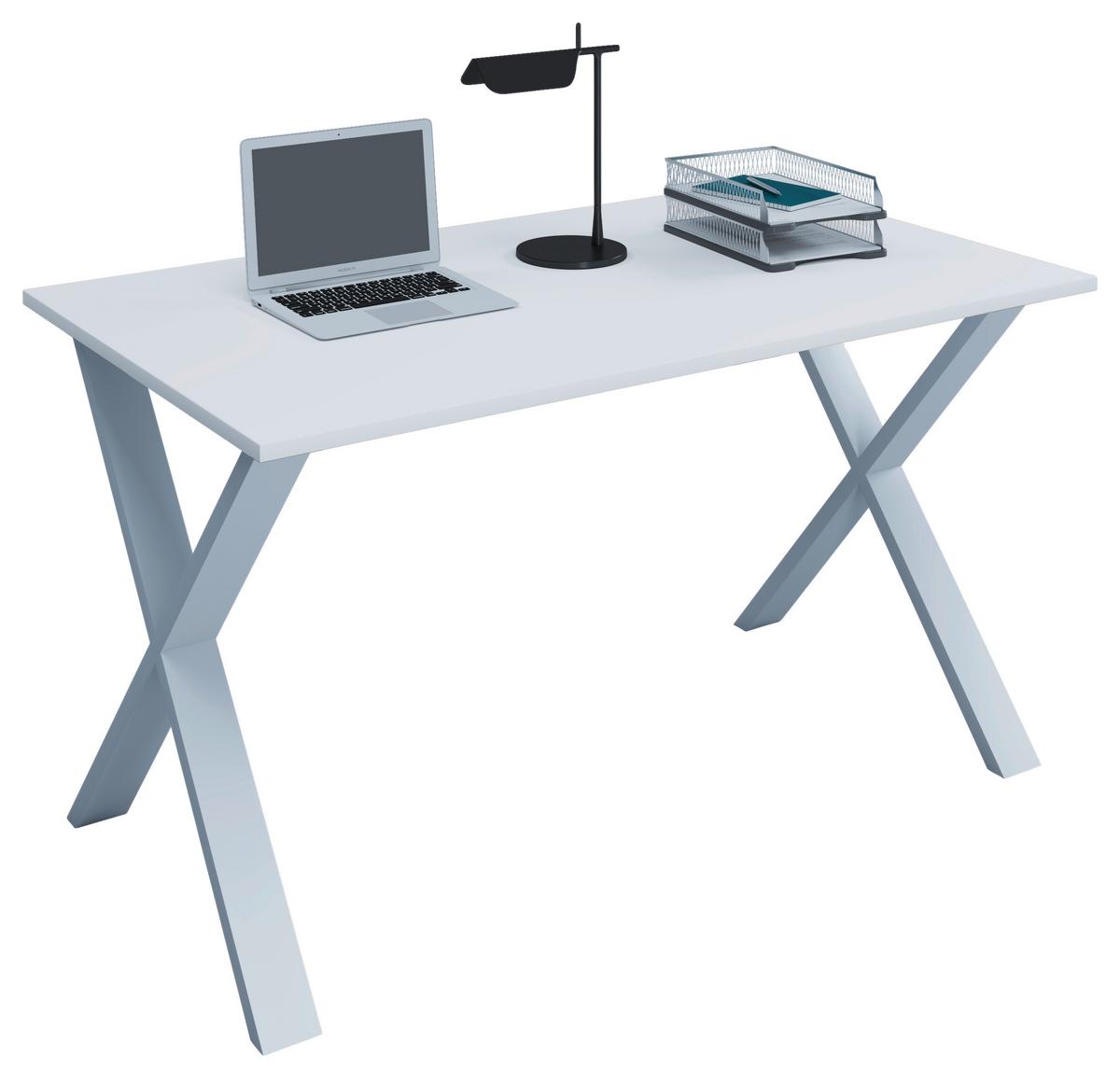 Pisalna Miza Lona, Bela - bela, Moderno, kovina/leseni material (140/80/76cm) - MID.YOU