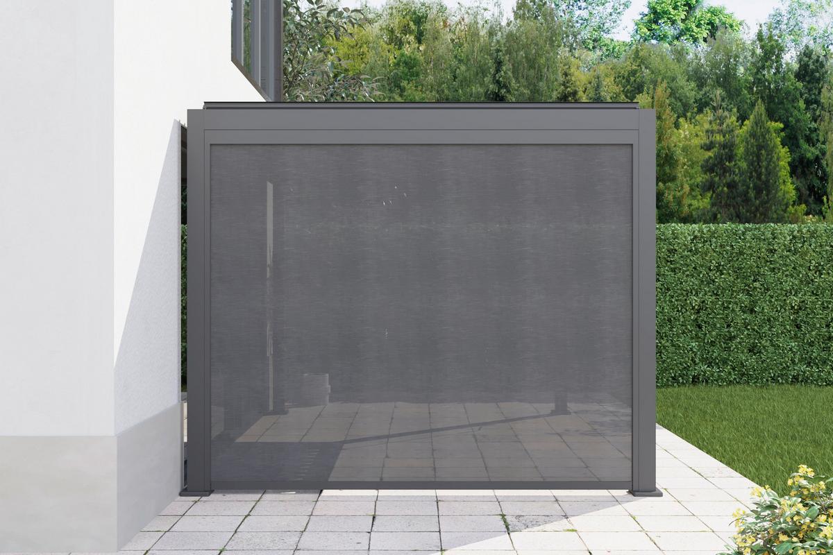 Rolo Za Pergolo Core, Antracit, 371cm - antracit, Basics, tekstil (371/231,5/8,5cm) - Gardenson