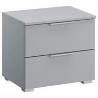 Noptieră ALABAMA - gri deschis, Modern, material pe bază de lemn (47/43/42cm)