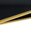 TABLE BASSE ANGEL II - couleur doré/noir, MODERN, métal/verre (70/70/38cm) - Mömax