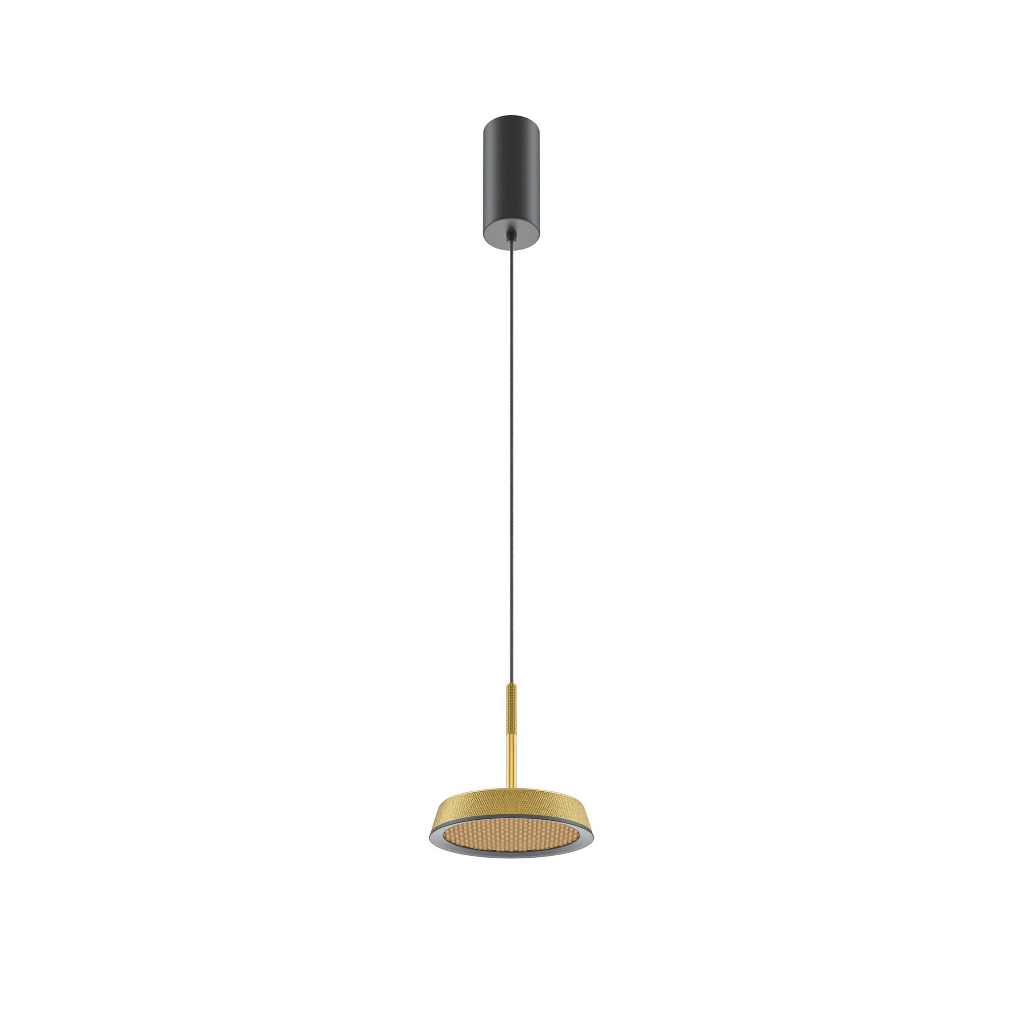 Pendelleuchte Mod041pl-L15g3k - Schwarz, Design, Metall (15.3/327cm) - MAYTONI