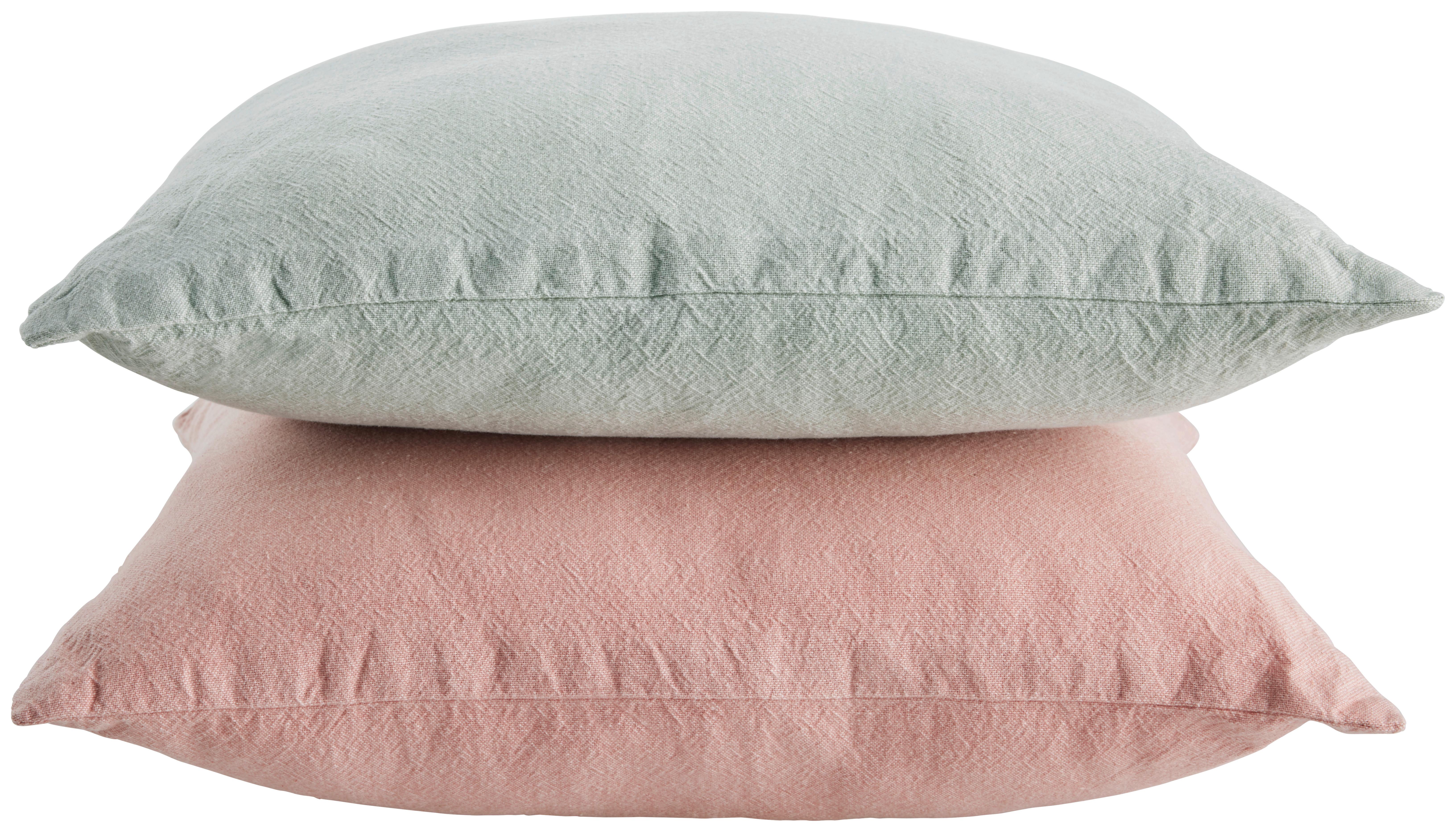 Zierkissen Paula in Rosa ca. 45x45cm - Rosa, MODERN, Textil (45/45cm) - Modern Living