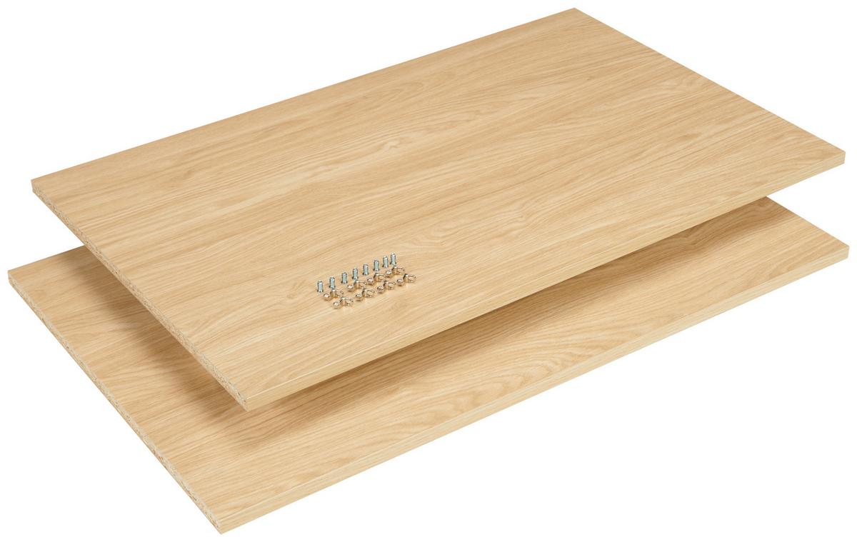 Einlegeboden in Eichefarben - Eichefarben, MODERN, Holzwerkstoff (87,9/1,8/55,1cm) - Based