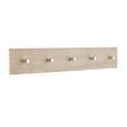 Hakenleiste Eichefarben - Eichefarben, Holz/Metall (57/8/5cm) - Mömax modern living Hakenleiste Eichefarben - Eichefarben, Holz/Metall (57/8/5cm) - Mömax modern living