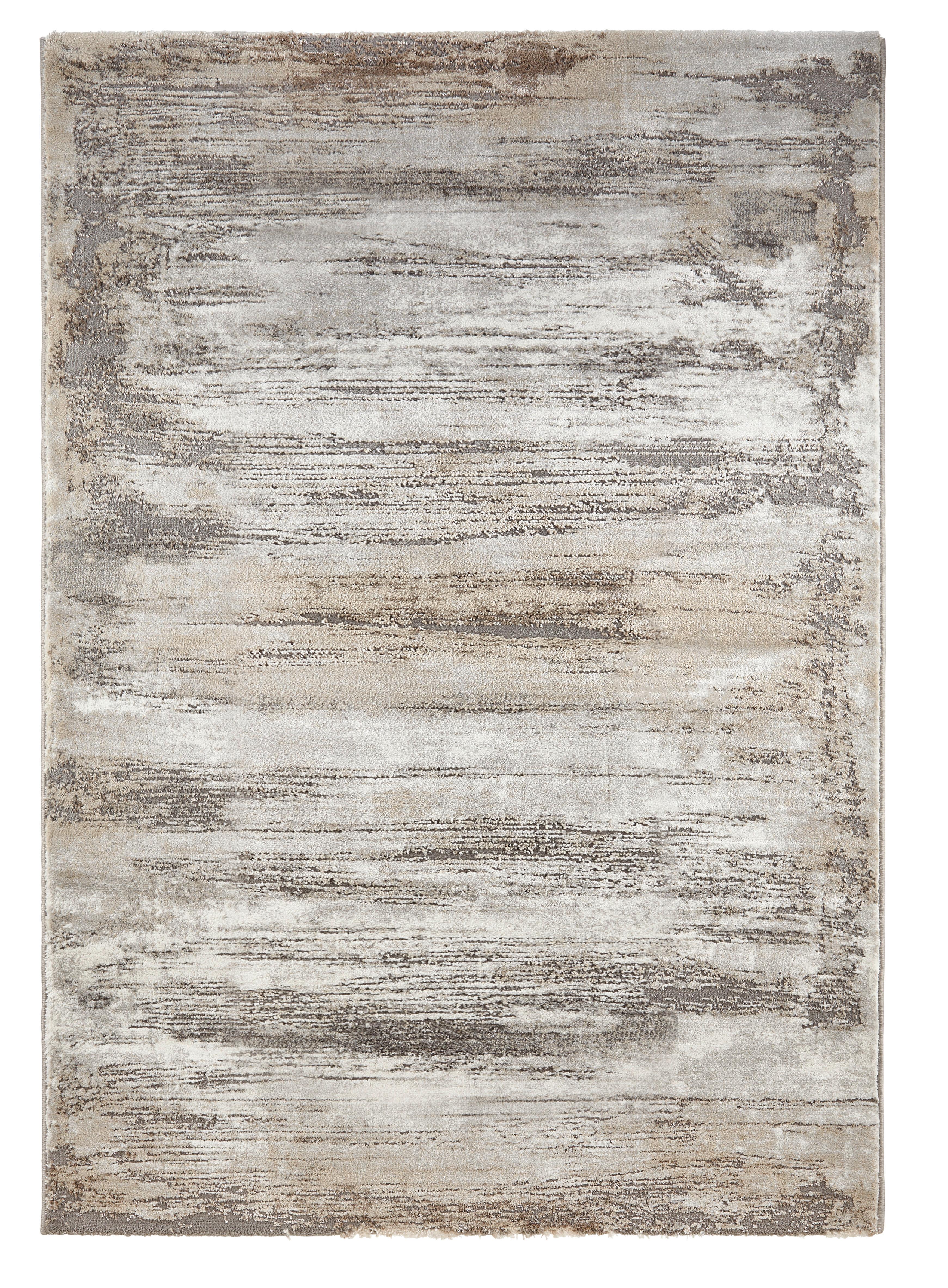 Covor țesut Oxford 2 - bej/gri, Basics, textil (120/170cm) - Mömax