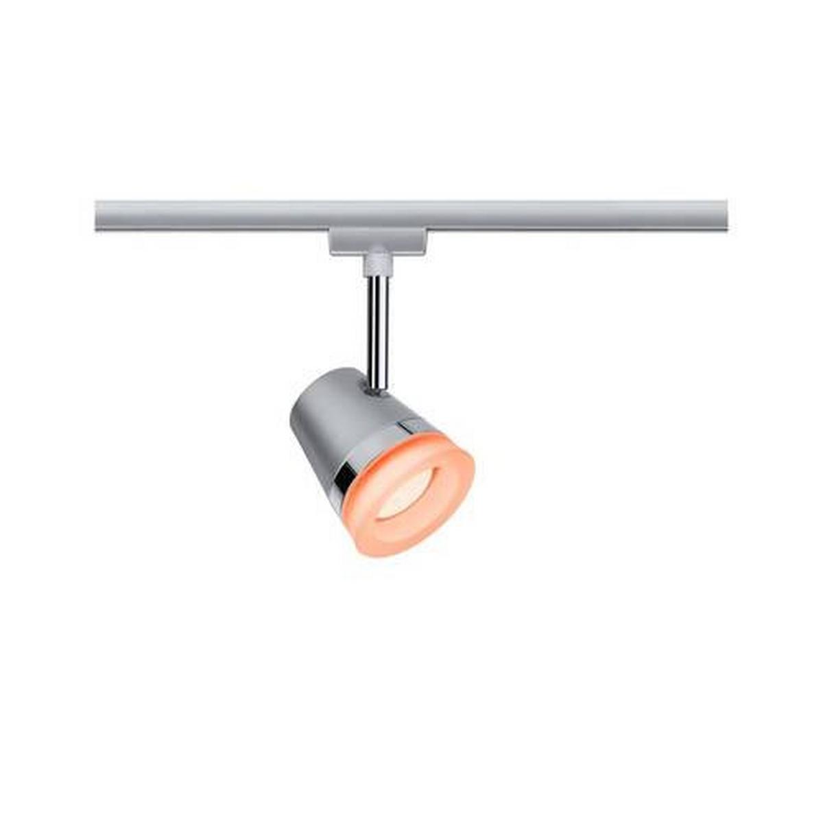 Schienensystem-Strahler Spot Cone max. 5 Watt - Chromfarben, Basics, Kunststoff/Metall (8,5/18,5cm) - Paulmann