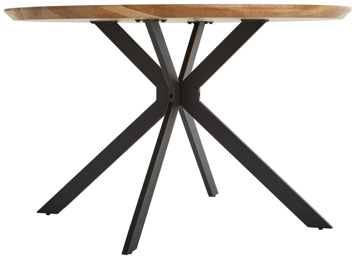 STÓŁ DO JADALNI MALU - kolor dębowy/czarny, Modern, materiał drewnopochodny/metal (120/120/76cm) - MID.YOU