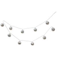 Okrasna Led-svetilka Discoball - srebrne barve, kovina/umetna masa (165cm) - Mömax