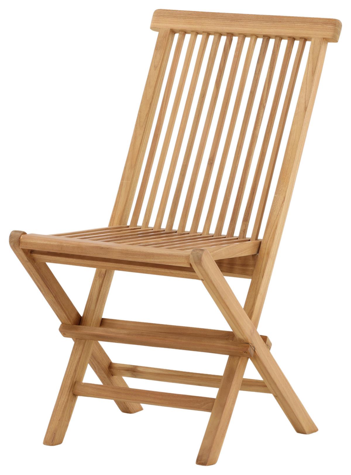 Klappstuhl 2er-Set KENYA - Teakfarben, KONVENTIONELL, Holz (47/89/62cm) - Gardenson