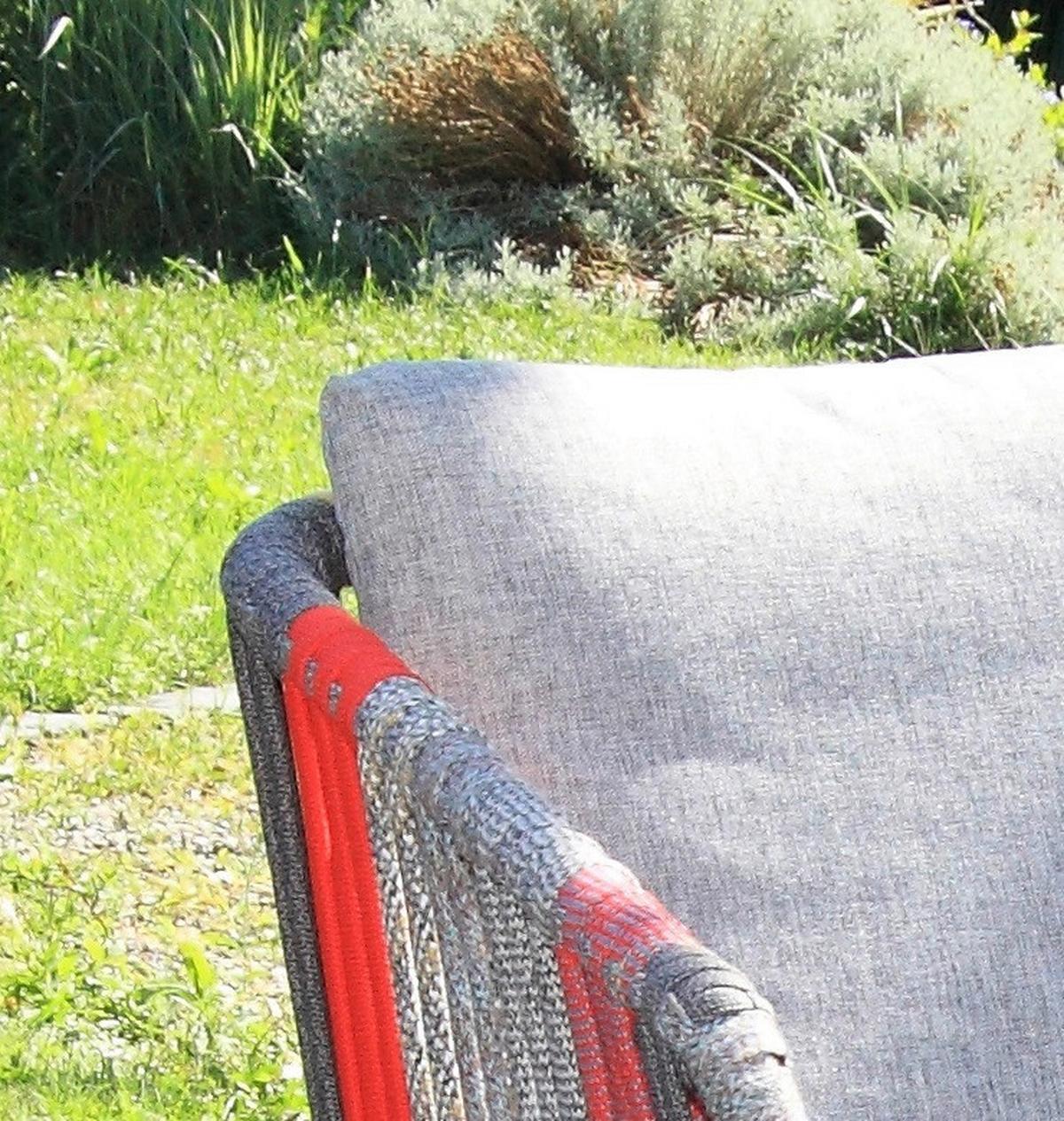 KRZESŁO OGRODOWE MANHATTEN COLOR - antracytowy/różnokolorowy, Modern, metal/tkanina (61/82/63cm) - Acamp