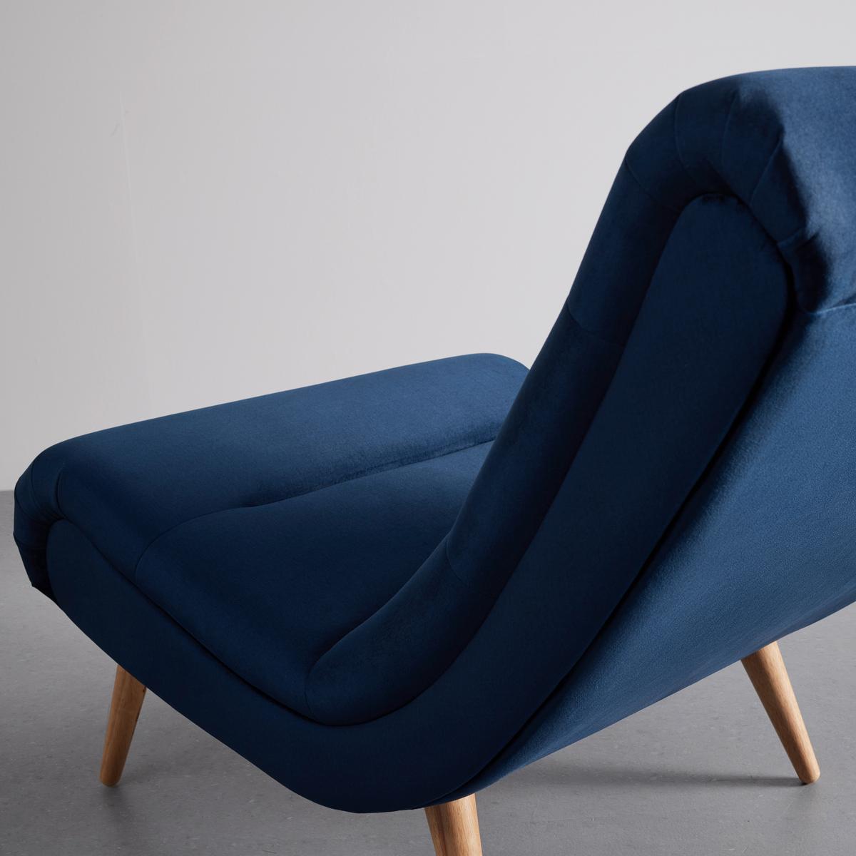 Relax Fotel Kék Jan - kék, Modern, textil/fa (74/102/90cm) - Bessagi Home