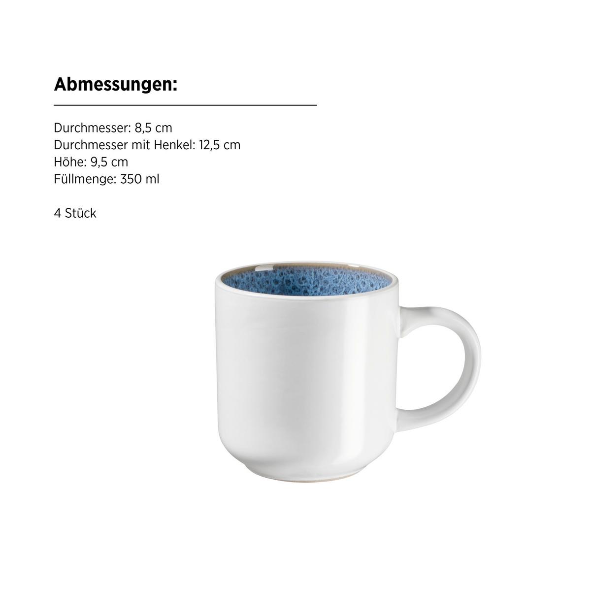 KOMBISERVICE 934510 KOMBISERVICE MALEA - Blau, Basics, Keramik - Mäser