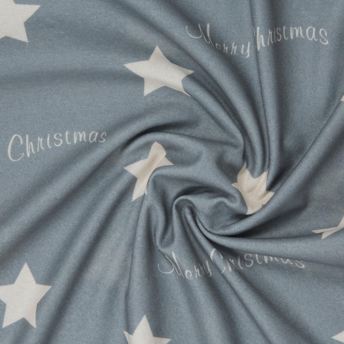 Bettwäsche Stars in Grau ca. 160x210cm - Grau, Konventionell, Textil (160/210cm) - Modern Living