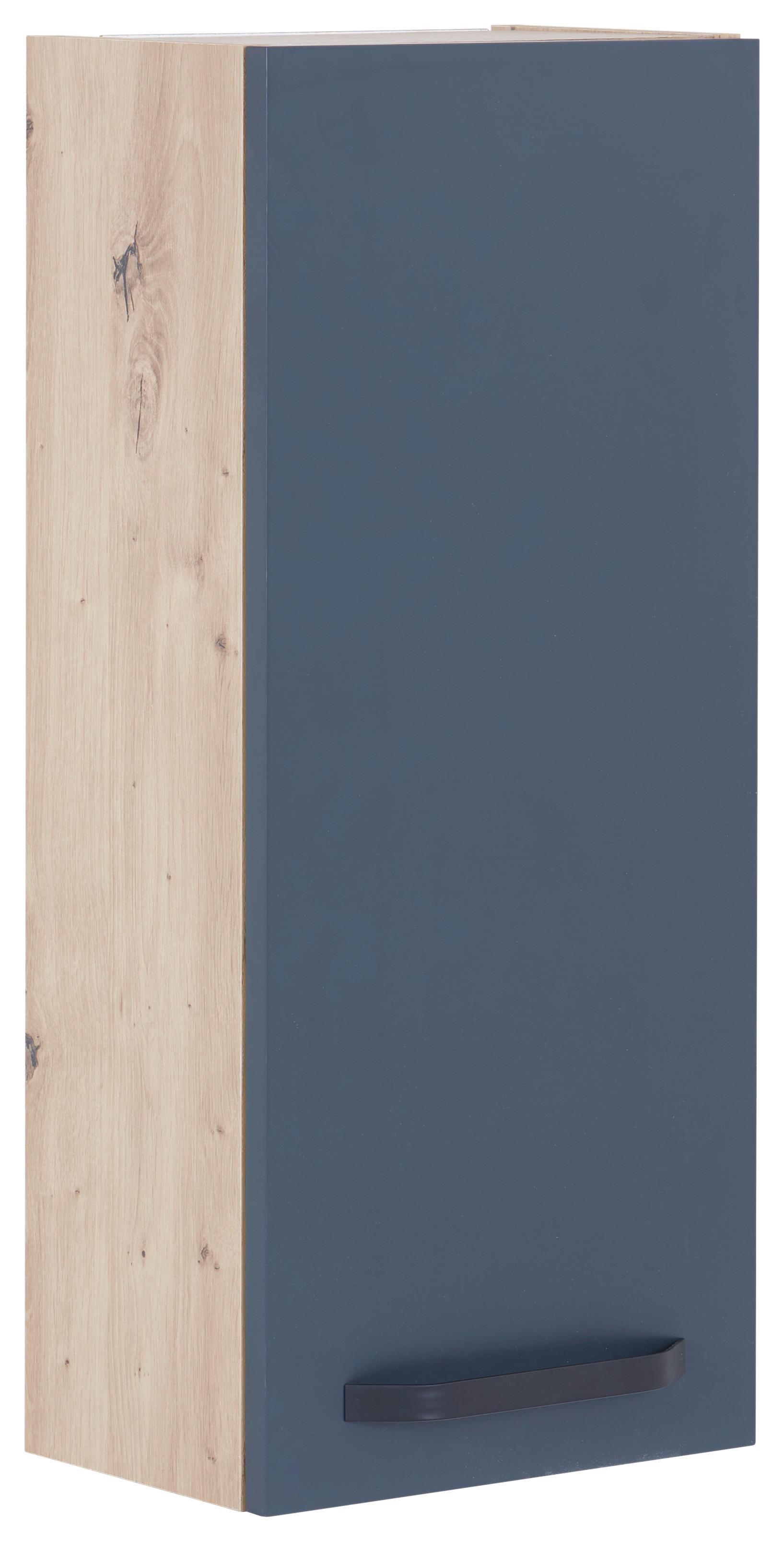Viseča Omara Santo, Antracit, Barva Hrasta - antracit, Konvencionalno, kovina/leseni material (30/70/23cm) - Mömax
