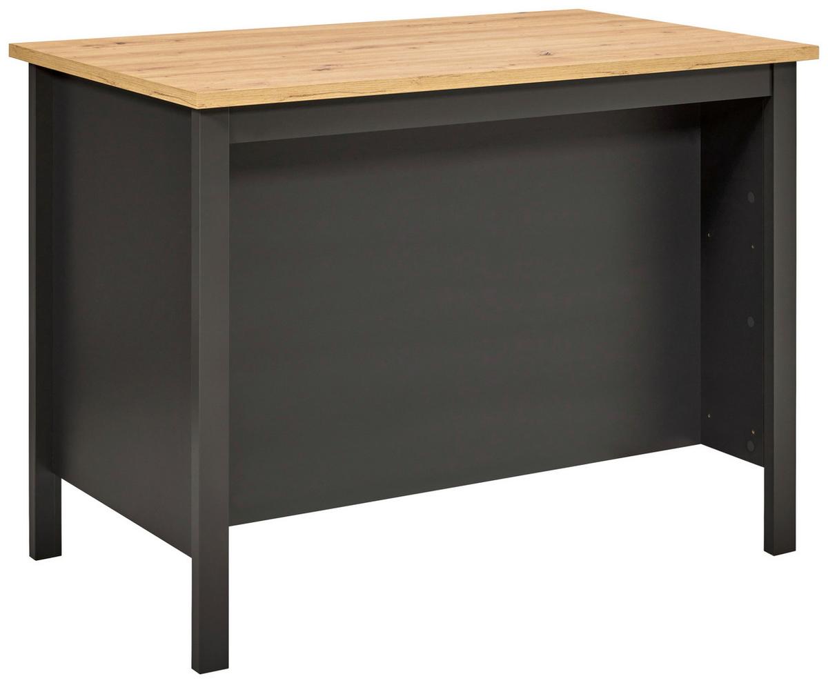 Kücheninsel Venet, Anthrazit/Artisan Eiche - Anthrazit/Eiche Artisan, ROMANTIK / LANDHAUS, Holzwerkstoff (124/91,5/75cm) - Mömax