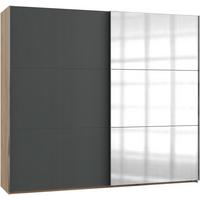 Ormar S Kliznim Vratima Level 36a - boje grafita/boje hrasta, Moderno, drvni materijal (250/216/65cm) - MID.YOU