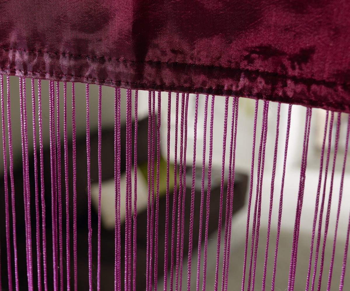 Zsinórfüggöny Promotion 90/200 - lila/kék, Konventionell, textil (90/200cm) - Based