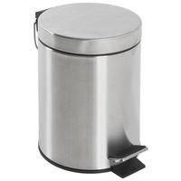 Coș de gunoi pentru cosmetice Kosmo - culoare inox/negru, Konventionell, plastic/metal (17/24cm)