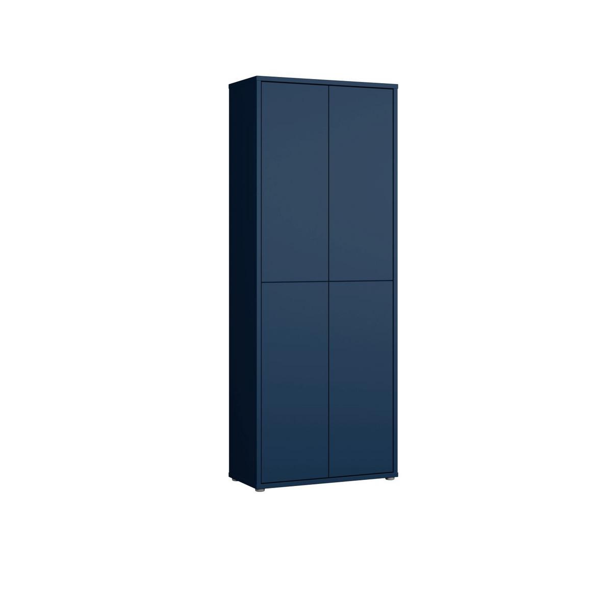 Ormar Za Cipele Alice Springs - tamno plava/siva, Moderno, drvni materijal/plastika (74,5/191.9/34,9cm) - Modern Living