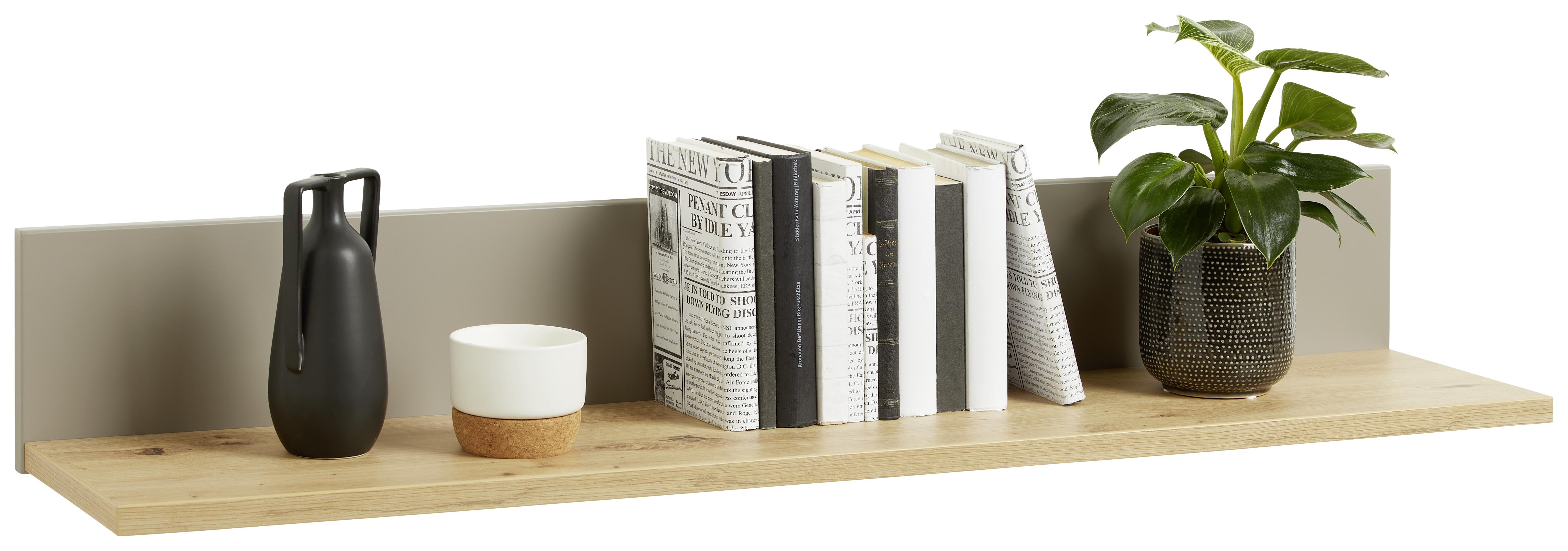 Wandboard in Eichefarben - Eichefarben, MODERN, Holzwerkstoff (120/19/26cm) - Modern Living