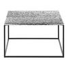 TABLE BASSE BUBBLE - noir/couleur argent, Design, matériau en bois/métal (70/70/40cm) - Based