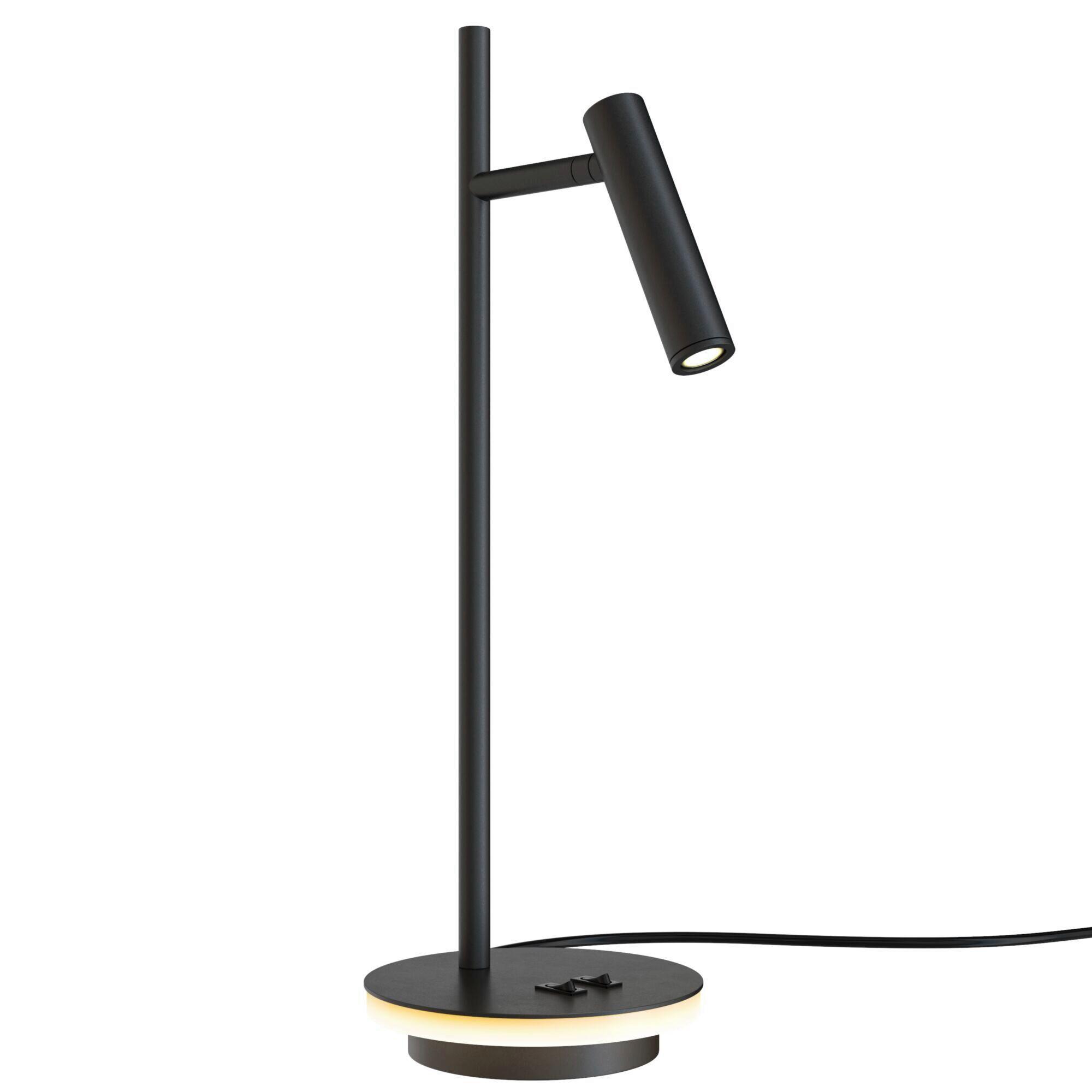 Schreibtischleuchte Estudo Schwarz max. 9 Watt - Schwarz, Trend, Metall (15/45,5cm) - MAYTONI