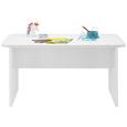 Kindertisch in Weiß - KONVENTIONELL, Holzwerkstoff (110/55/65cm) - MODERN LIVING