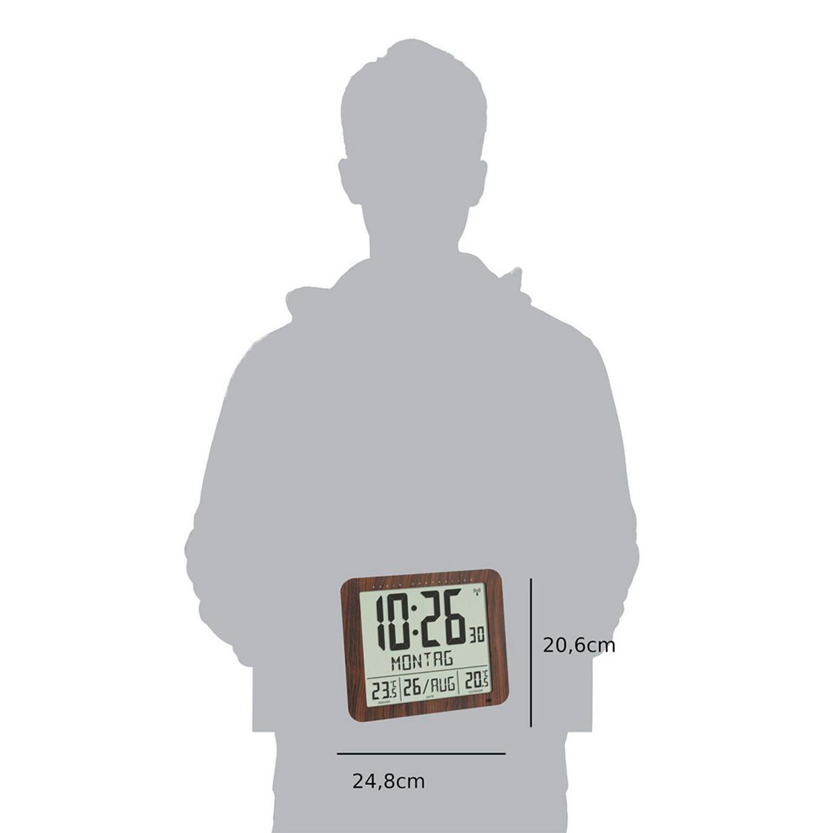 FUNKUHR DIG. FUNKUHR BRAUN - Braun, Basics, Kunststoff (24,8/20,6/2,5cm)