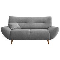 2-Sitzer-Sofa Drago Silberfarben Chenille - Wildeiche/Silberfarben, MODERN, Holz/Textil (173/81/90cm) - MID.YOU