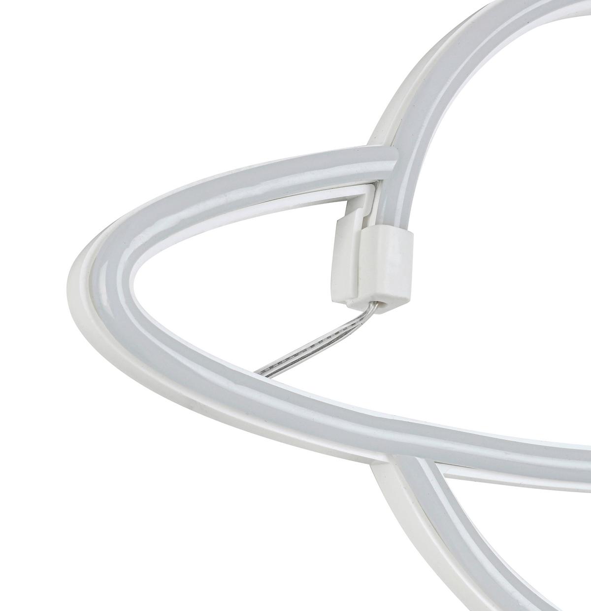 Led Dekorativna Svjetiljka Planeti - bijela/ružičasta, Konvencionalno, plastika (29,3/17,5/1,7cm) - Mömax