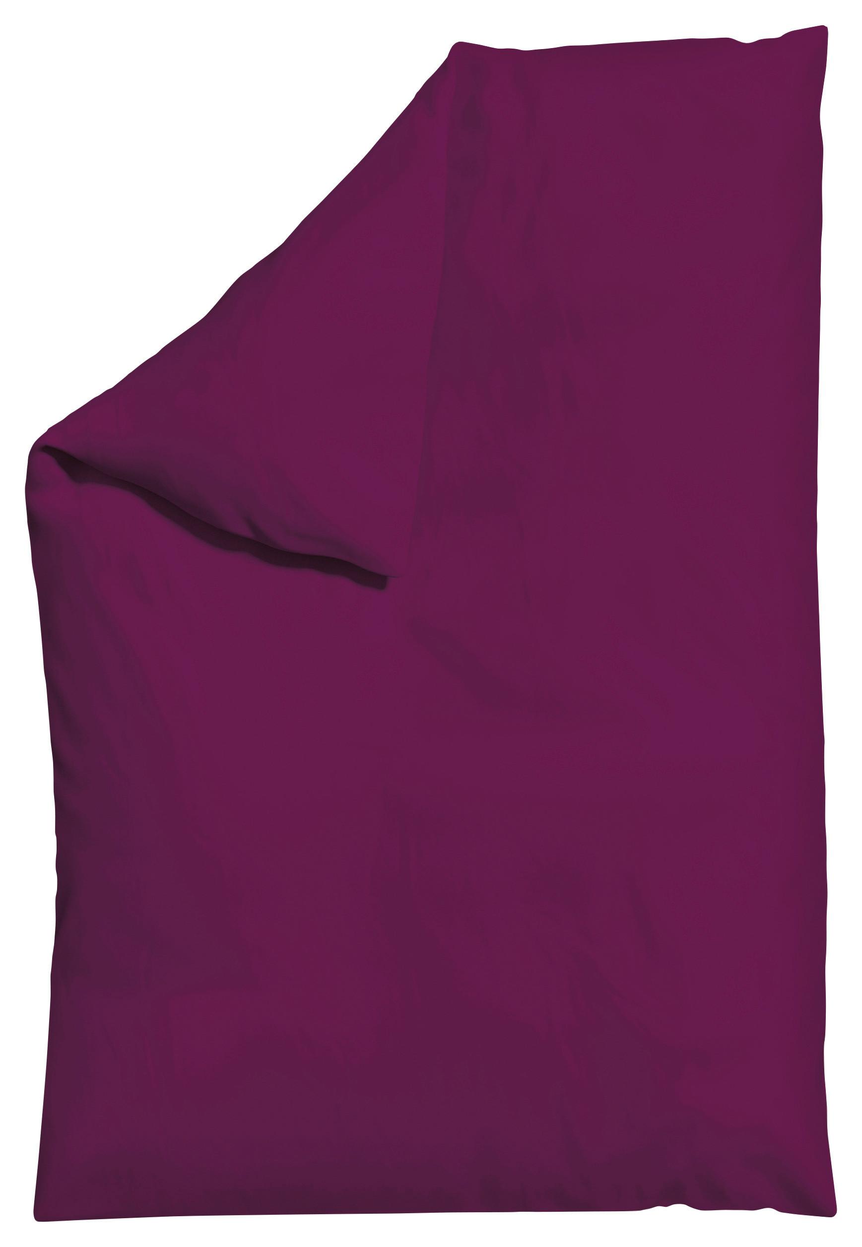 Bettdeckenbezug Woven Satin Violett ca. 135-140x200cm - Violett, Basics, Textil (135-140/200cm) - Schlafgut