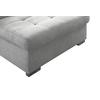 Wohnlandschaft Zira Silberfarben Nylon/Mikrofaser - Chromfarben/Silberfarben, Design, Kunststoff/Textil (169/330/212cm) - Livetastic