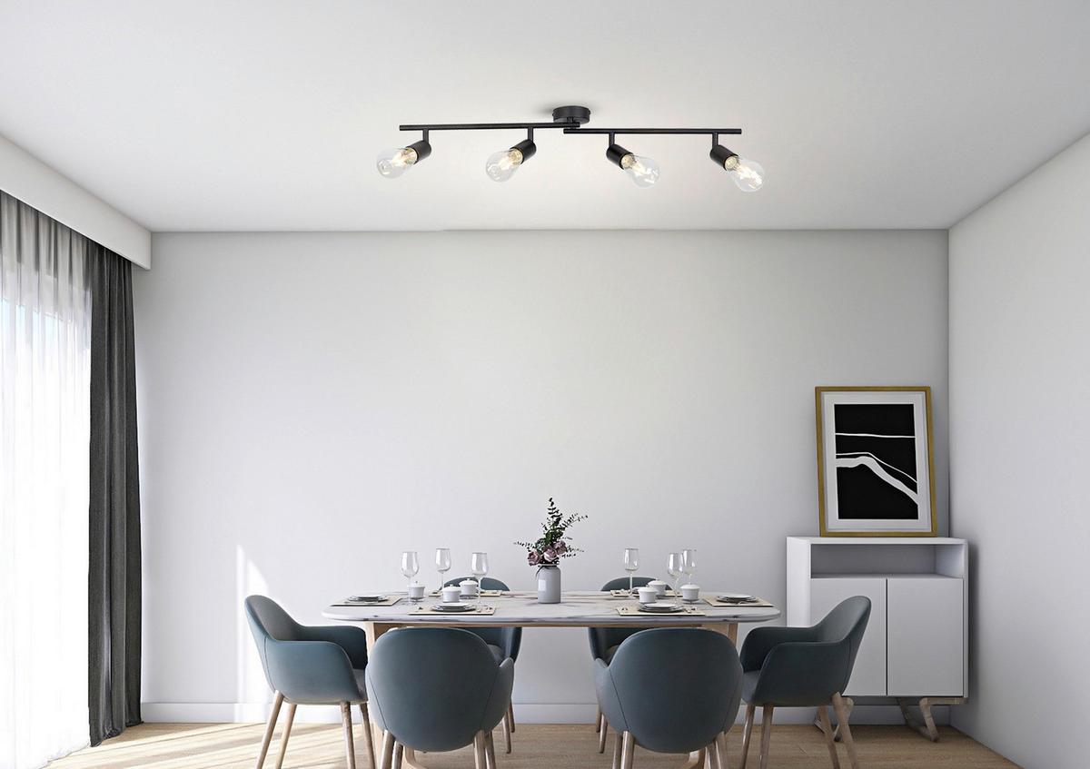 Strahler Molly in Schwarz max. 24 Watt - Schwarz, KONVENTIONELL, Metall (79,5/8,5/15,5cm) - Mömax