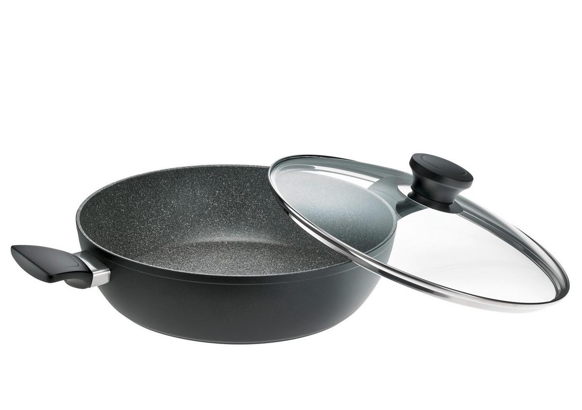 PATELNIA DO SERWOWANIA 1706-999-24 I - szary, Basics, metal/szkło (24cm) - Schulte Ufer