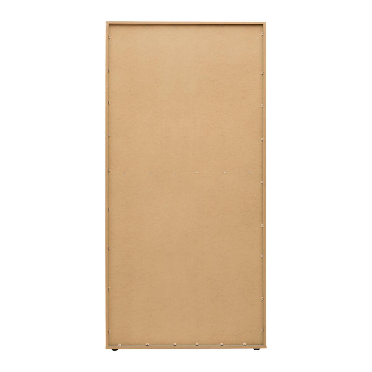 Mehrzweckschrank Bahia M Grün/Eiche Artisan - Schwarz/Eiche Artisan, Modern, Holzwerkstoff/Metall (91/184/41cm) - Mömax