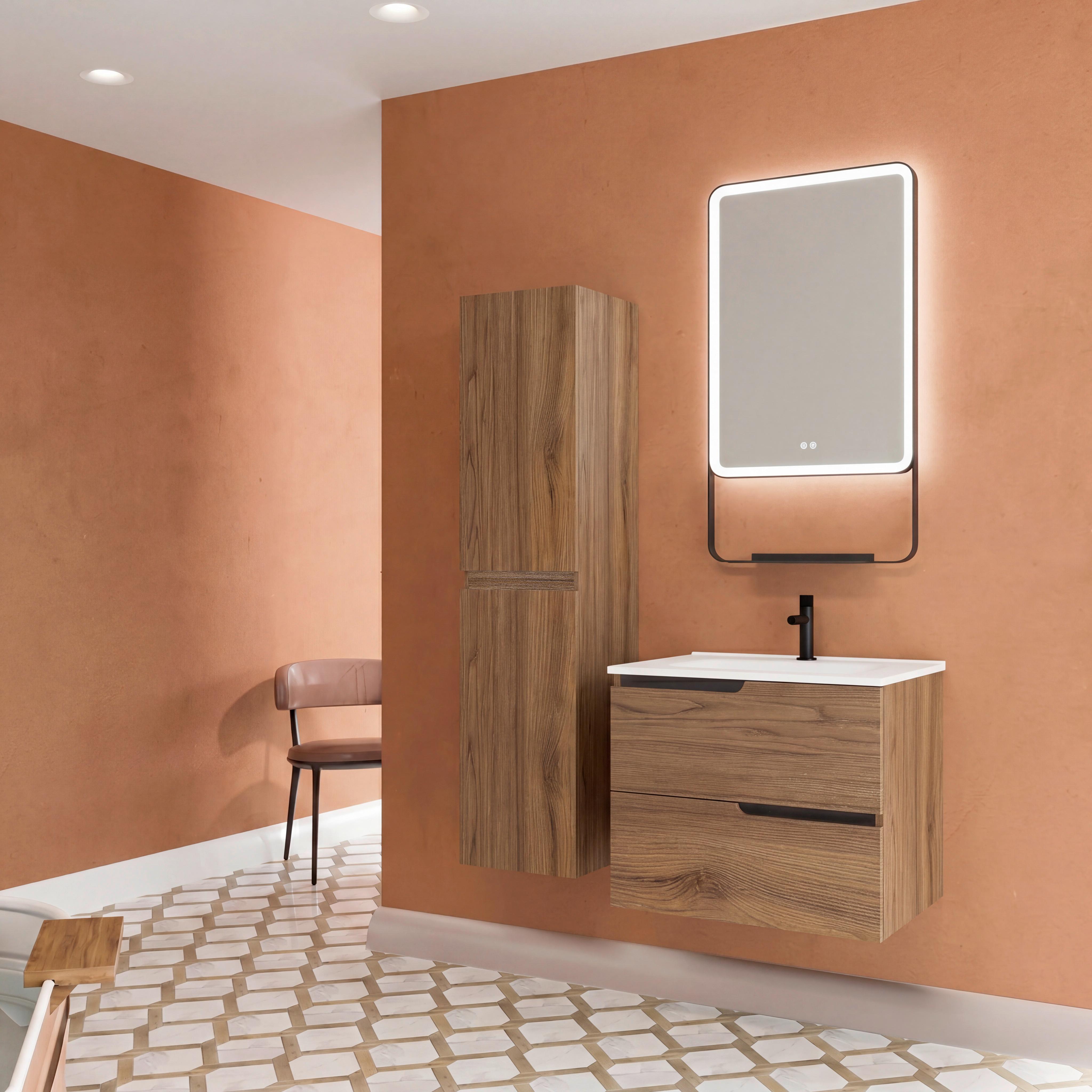 Element Ispod Umivaonika Winter - boje oraha/antracit, Moderno, drvni materijal (60/51/46cm)