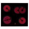 Einbauherd Mega Set 2 An - Edelstahlfarben/Schwarz, MODERN, Glas/Metall (59,5/59,5/57,5cm)