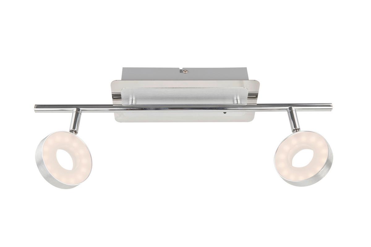 LAMPA REFLEKTOROWA LED INELE *SBN*SH* - kolor aluminiowy/kolor chromowy, Trend, metal (44,5/9/18,5cm) - Novel