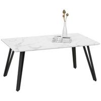Stolić Florenz - bijela/crna, Moderno, drvni materijal/metal (100/60/45cm) - Modern Living