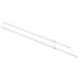 Vitragenstange Simple Weiß, ca. 80-150cm - Weiß, Kunststoff (80-150cm) - Mömax modern living Vitragenstange Simple Weiß, ca. 80-150cm - Weiß, Kunststoff (80-150cm) - Mömax modern living