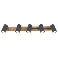 Strahler Robby max. 35 Watt - Graphitfarben, Design, Metall (70/35/17cm) - Globo