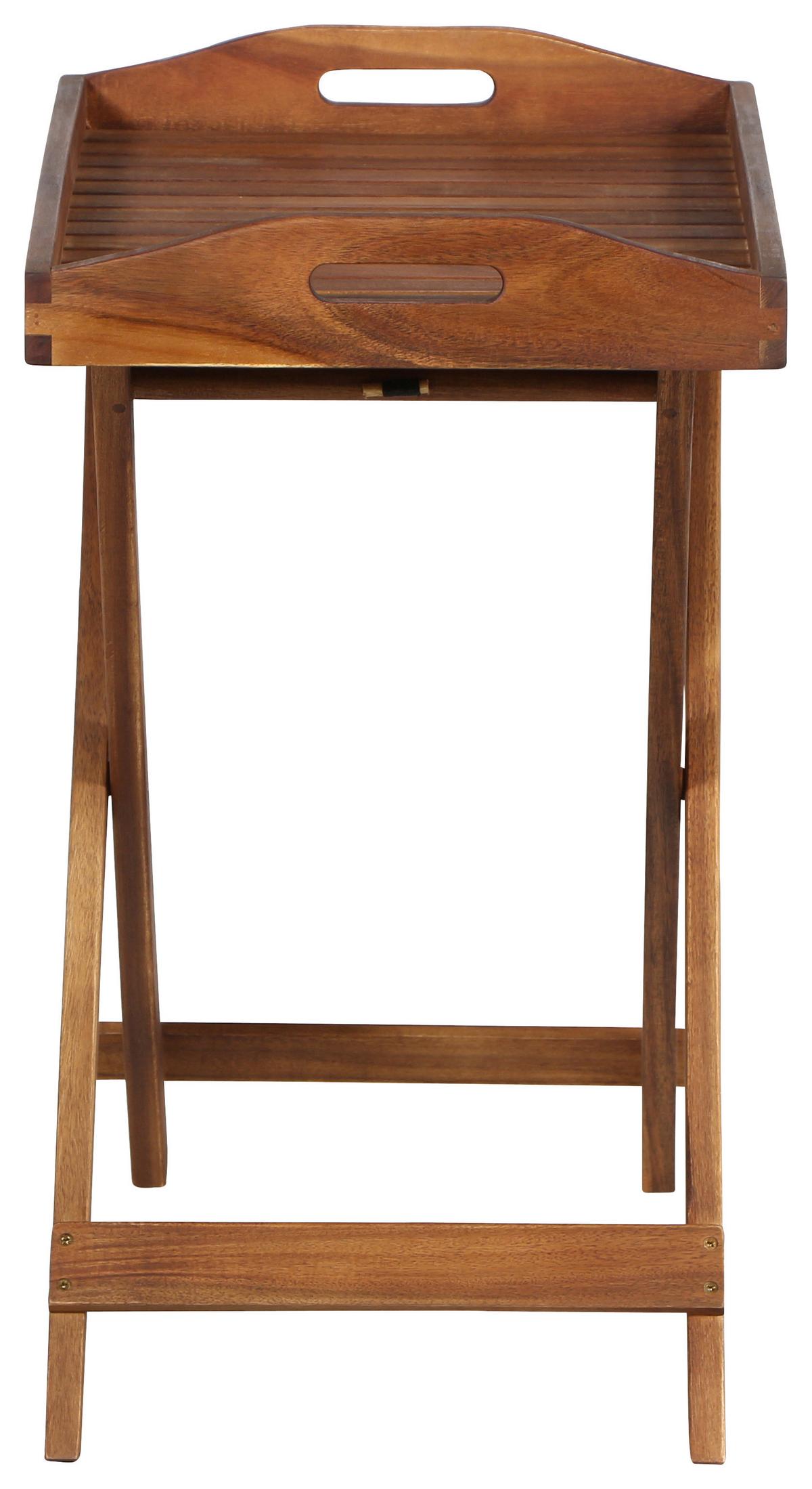 GARTENBEISTELLTISCH 358329 - Akaziefarben, MODERN, Holz (60/40,5/66,5cm) - Siena Garden