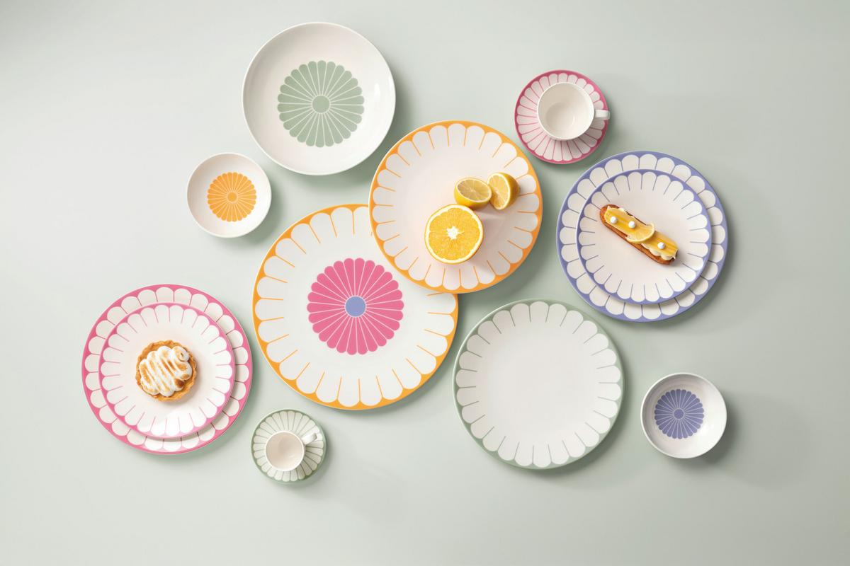 TALERZ DO MAKARONU 10-4551-3381 VILLEROY & BOCH - biały/jasnoniebieski, Modern, ceramika (24/5cm) - Villeroy & Boch